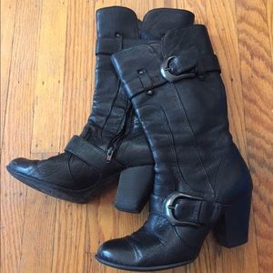 Mid calf boots soft leather!